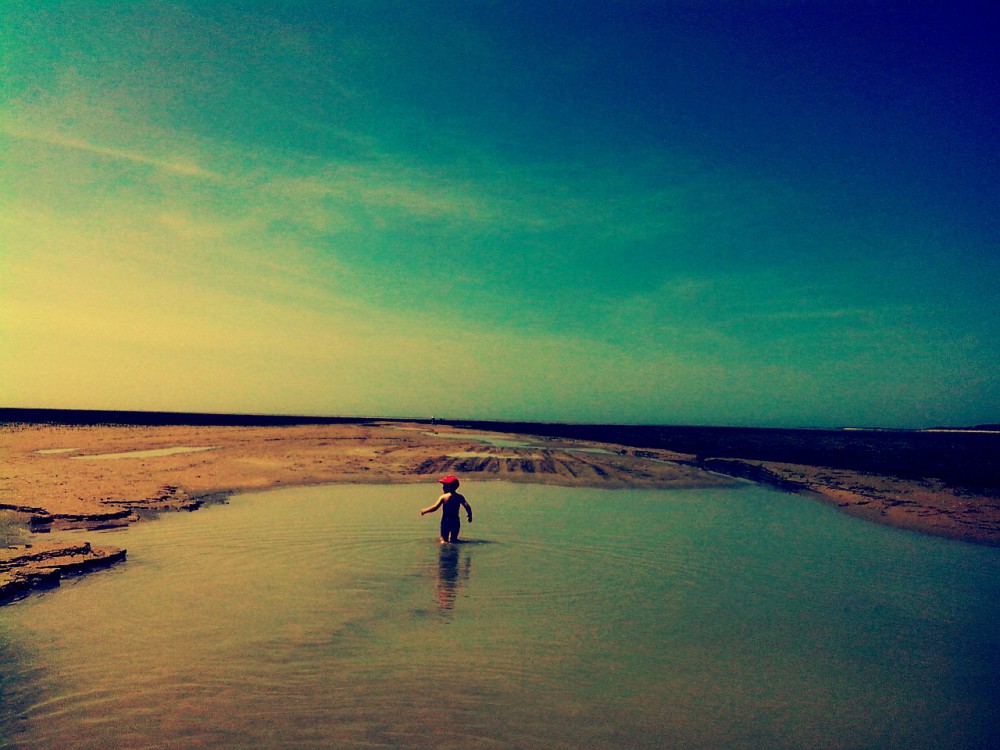 la plage naturelle de st firmin le crotoy , photo prise avec un smartphone