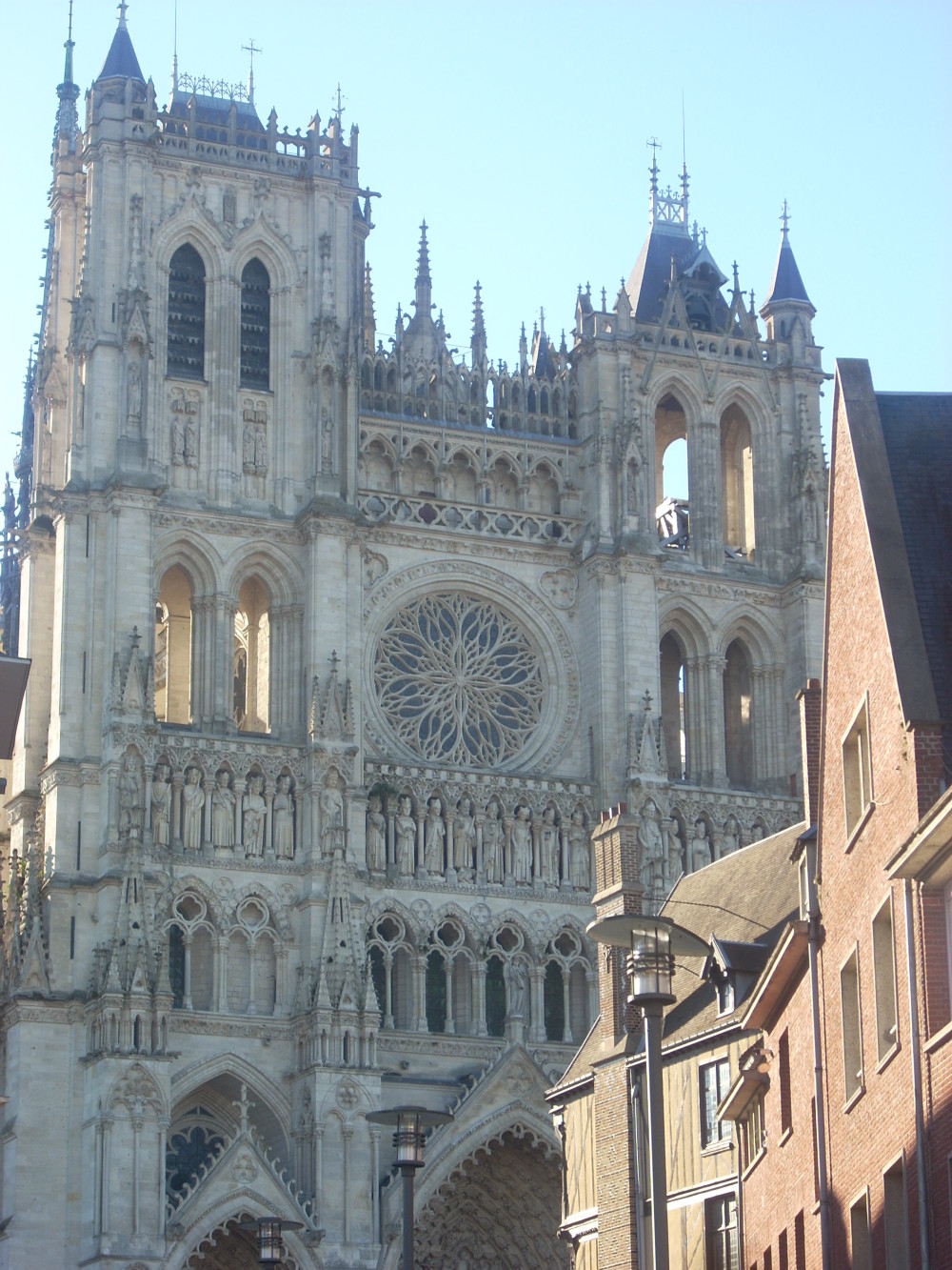 L'imposante cathédrale d'Amiens