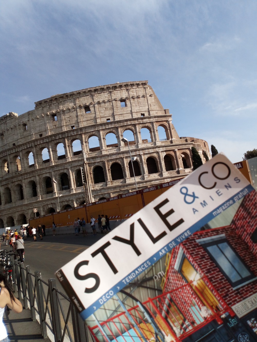 Style&Co à Rome devant le Colisée
