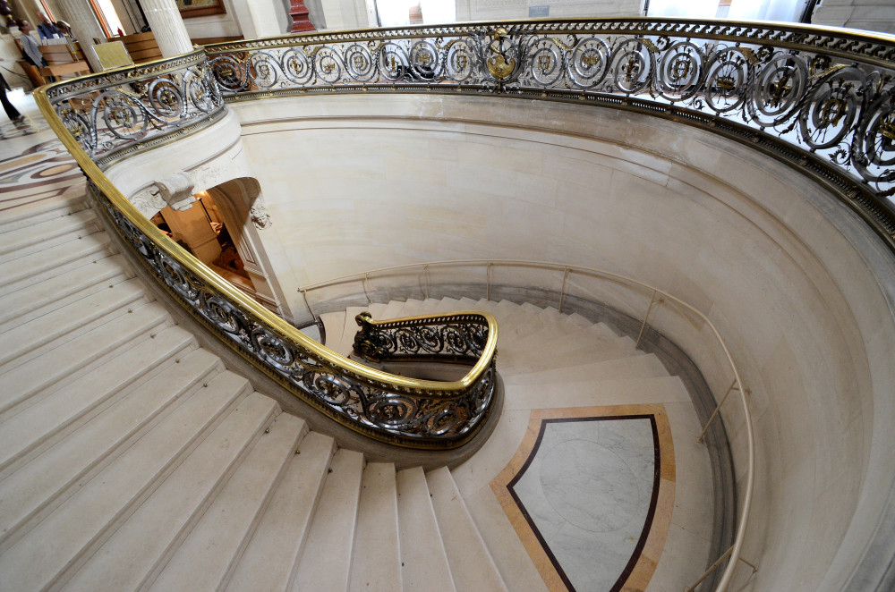 un escalier du château de Chantilly