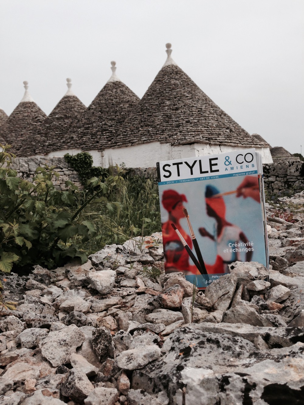 Style and Co apporte ses couleurs aux Trulli des Pouilles (Italie)