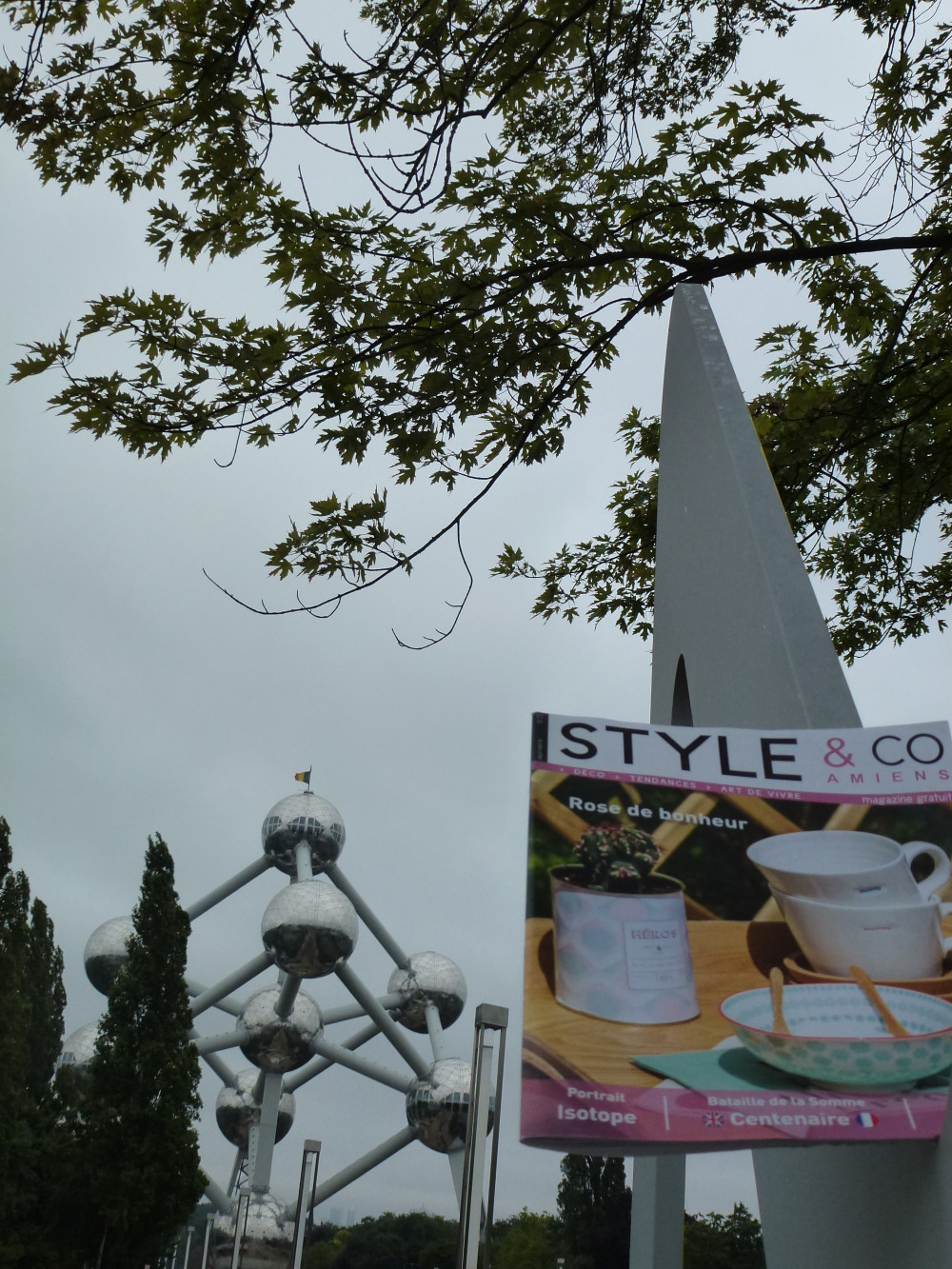 Style & Co à l'échelle de l'atome (Atomium, Bruxelles)