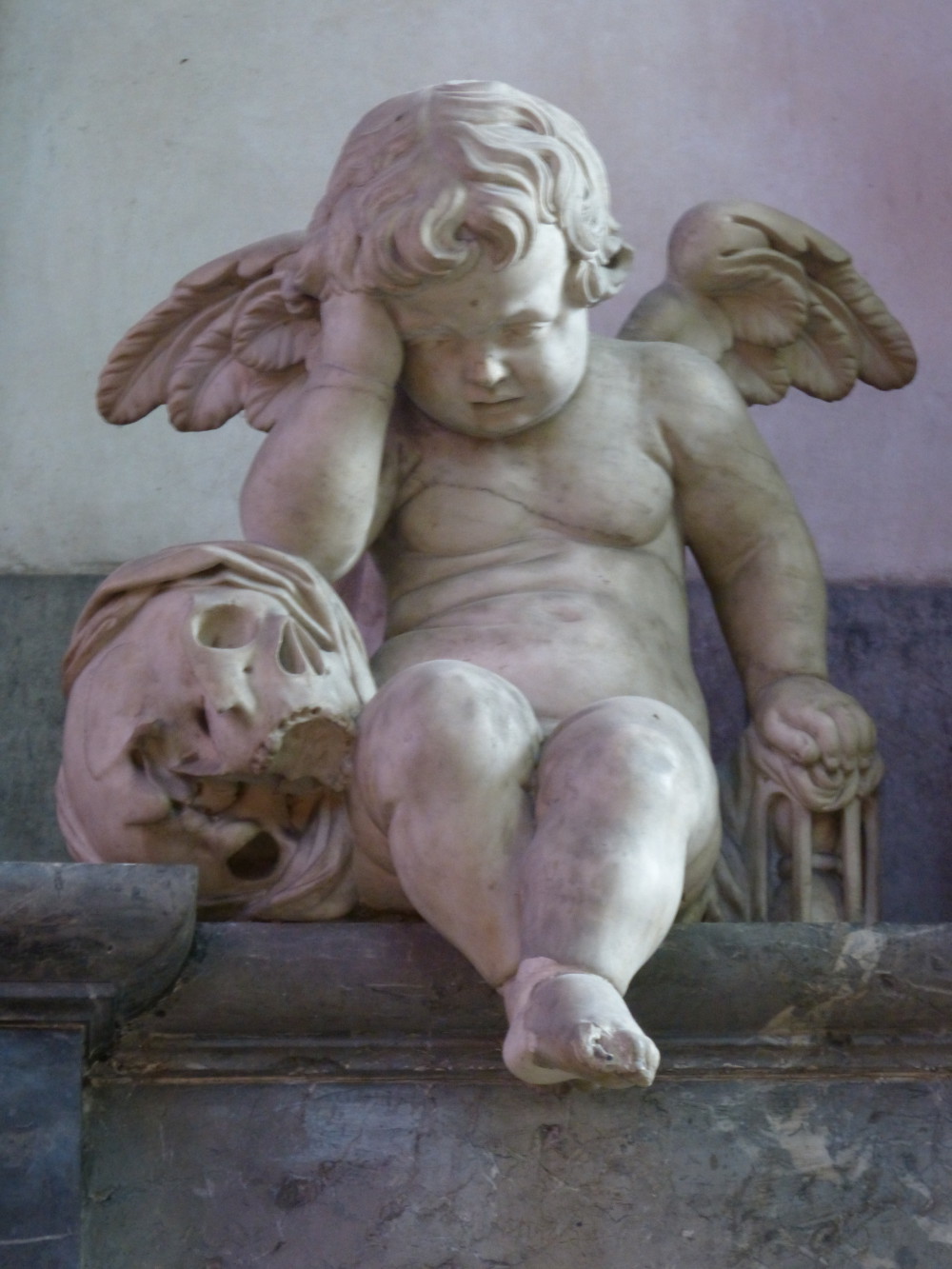 L'ange pleureur de la cathédrale