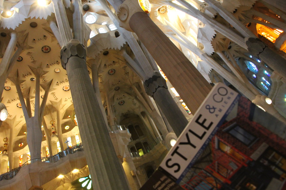 Barcelone - Basilique de la Sagrada Familia - voûtes