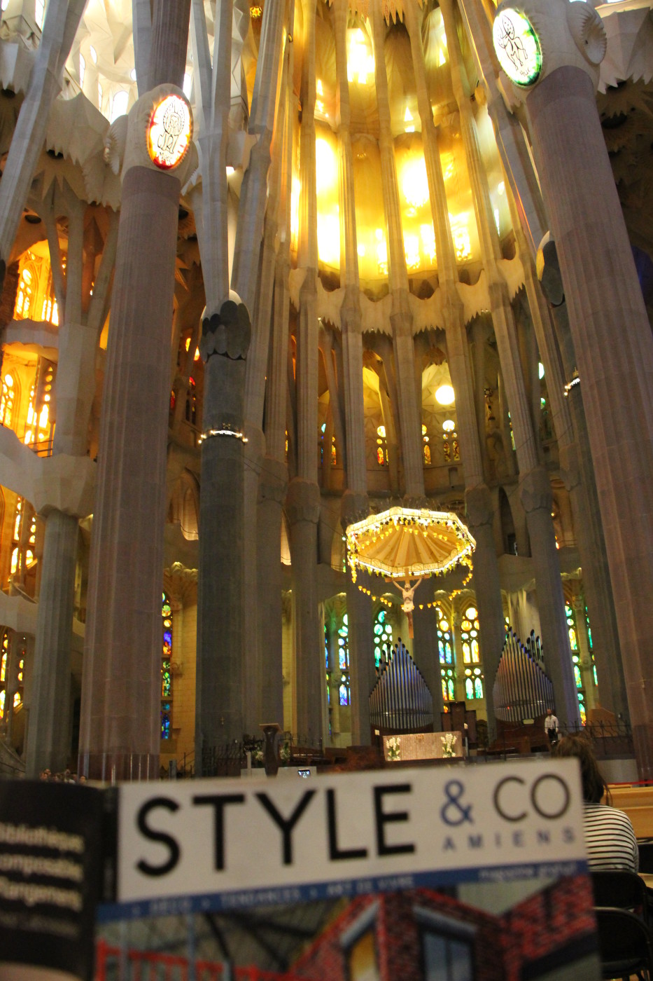 Barcelone - Basilique de la Sagrada Familia - l'abside