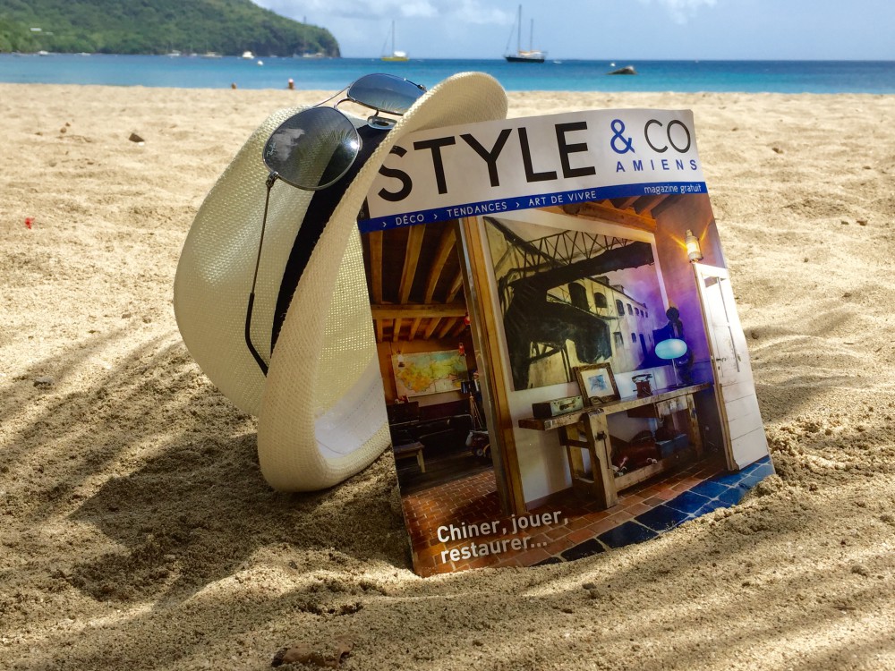 Mon indispensable magazine en vacances :  Repos bien mérité pour lui aussi en Martinique!